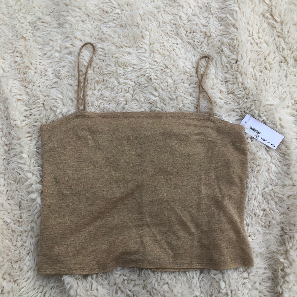 Reformation Isabella camisole in glitzy
